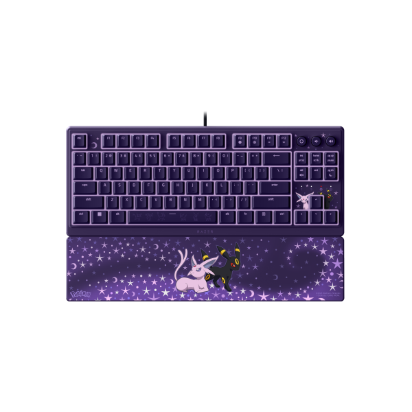 Razer Ornata V3 Tenkeyless – Espeon & Umbreon Edition teclado Juego USB Púrpura