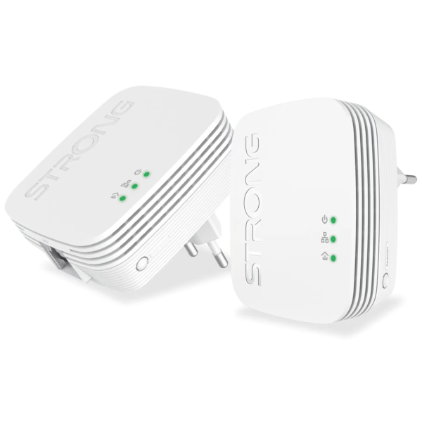 Strong Powerline 600 Duo Mini 600 Mbit/s Ethernet Blanco 2 pieza(s)