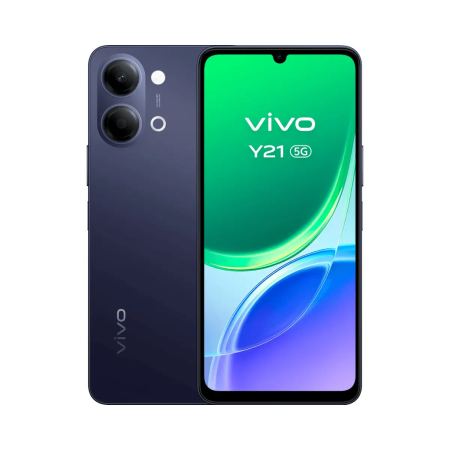 Vivo Y21 5G 4GB/256GB Negro (Midnight Blue) Dual SIM + Cargador + Auriculares