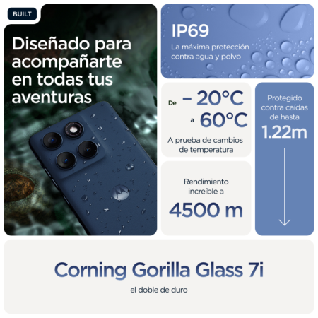 Motorola Edge 60 5G 8GB/512GB Azul (Gibraltar Sea) Dual SIM