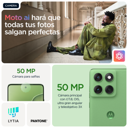 Motorola Edge 60 5G 8GB/512GB Verde (Shamrock) Dual SIM
