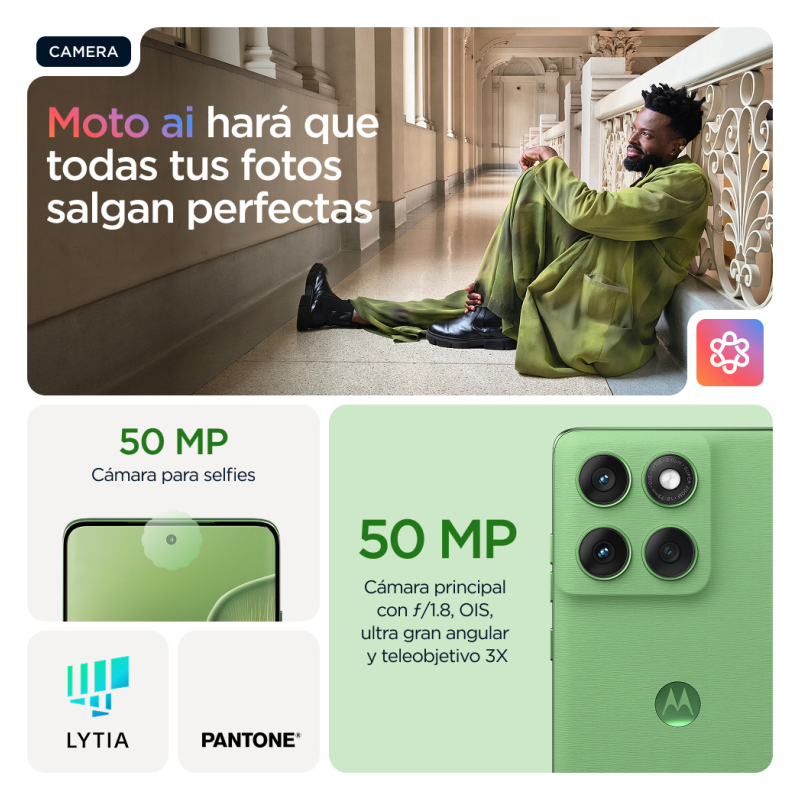 Motorola Edge 60 5G 8GB/512GB Verde (Shamrock) Dual SIM