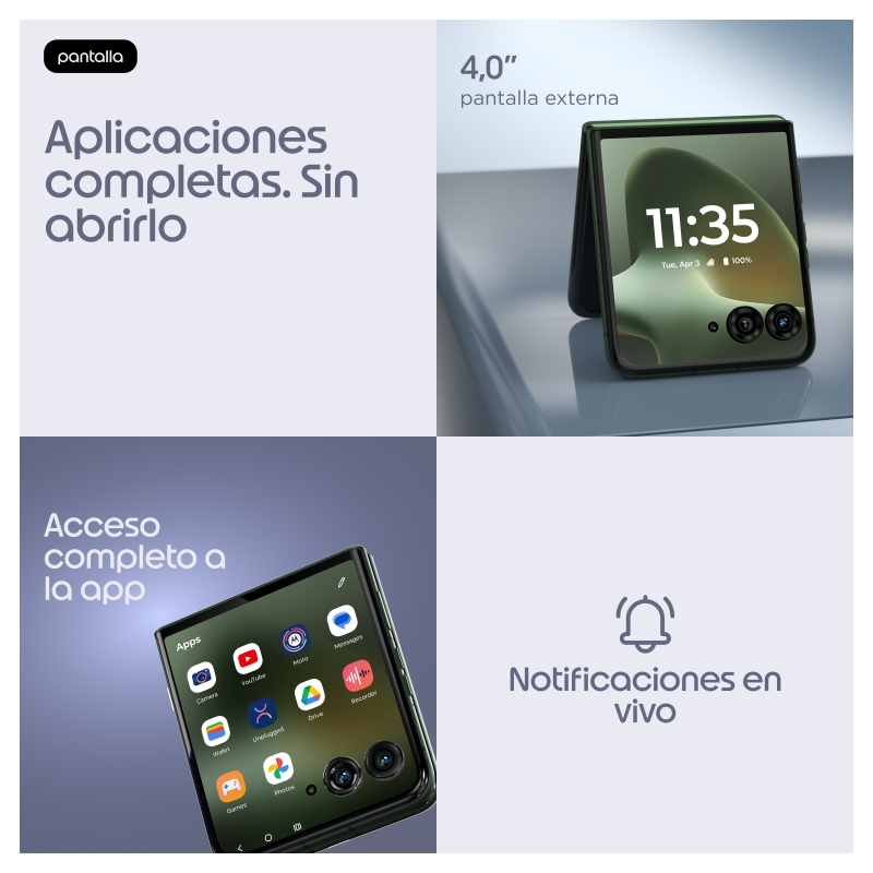 Motorola Razr 70 Plus 5G 12GB/512GB Verde (Mountain View) Dual SIM XT2659-3