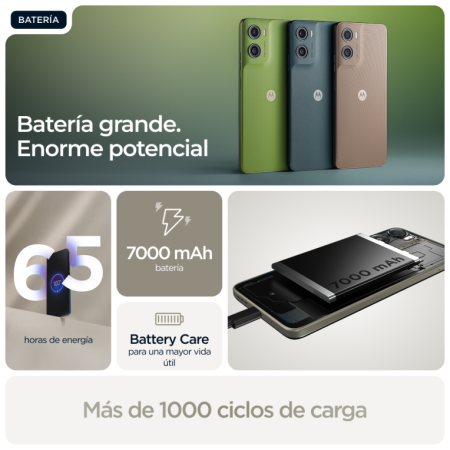 Motorola Moto G06 Power 4G 8GB/256GB Verde (Laurel Oak) Dual SIM