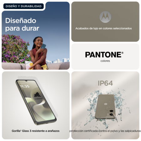 Motorola Moto G06 Power 4G 8GB/256GB Verde (Laurel Oak) Dual SIM