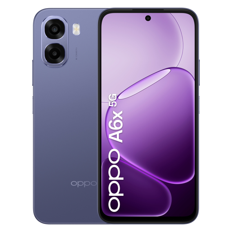 OPPO A6x 5G 6GB/256GB Púrpura (Titanium Purple) Dual SIM