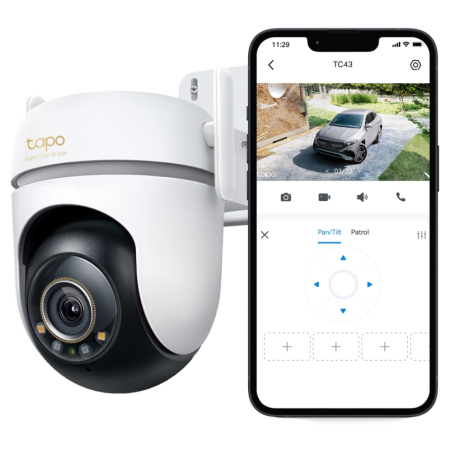 Cámara de Videovigilancia TP-Link Tapo TC43/ Visión Nocturna/ Control desde APP