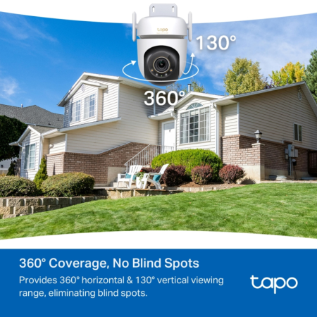Cámara de Videovigilancia TP-Link Tapo TC43/ Visión Nocturna/ Control desde APP