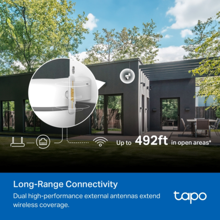 Cámara de Videovigilancia TP-Link Tapo TC43/ Visión Nocturna/ Control desde APP