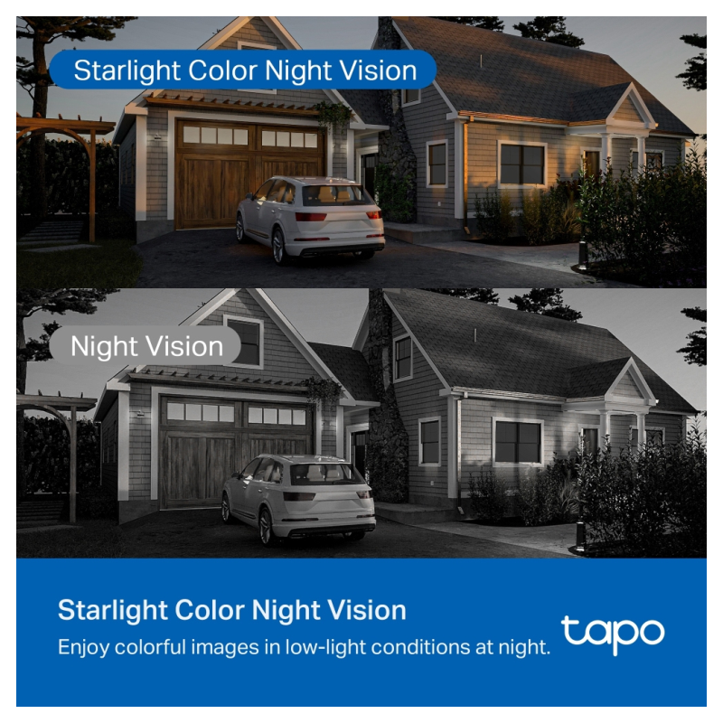 Cámara de Videovigilancia TP-Link Tapo TC43/ Visión Nocturna/ Control desde APP