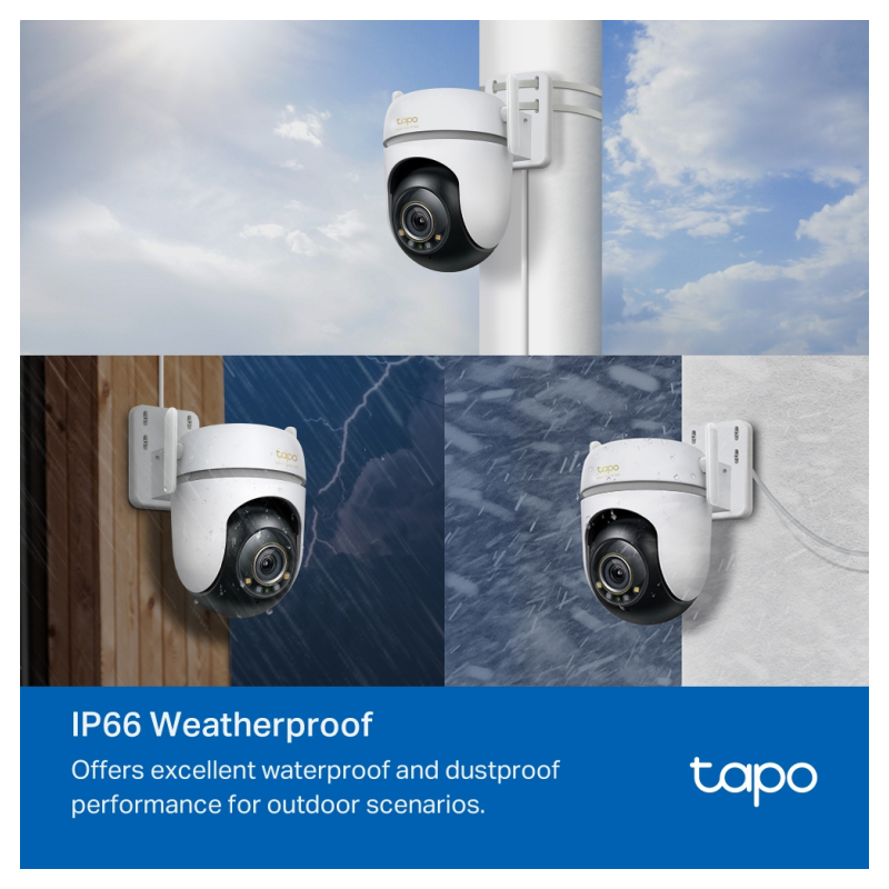 Cámara de Videovigilancia TP-Link Tapo TC43/ Visión Nocturna/ Control desde APP