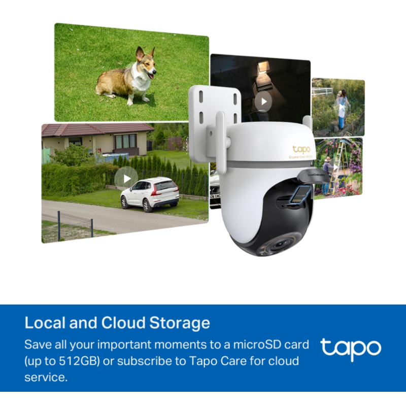 Cámara de Videovigilancia TP-Link Tapo TC43/ Visión Nocturna/ Control desde APP