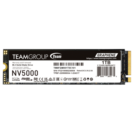 Team Group NV5000, 1 TB, M.2, 4500 MB/s