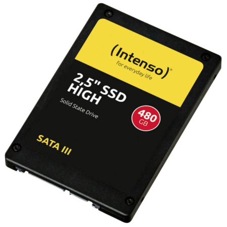 Intenso High Performance 2.5″, 480 GB, 2.5″, 520 MB/s, 6 Gbit/s