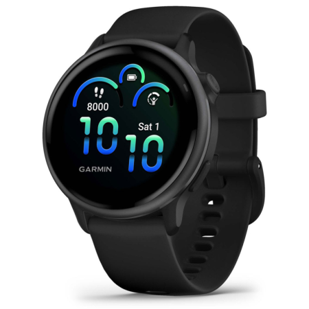 Garmin Vivoactive 6 GPS 42mm Negro con Correa de Silicona Negra