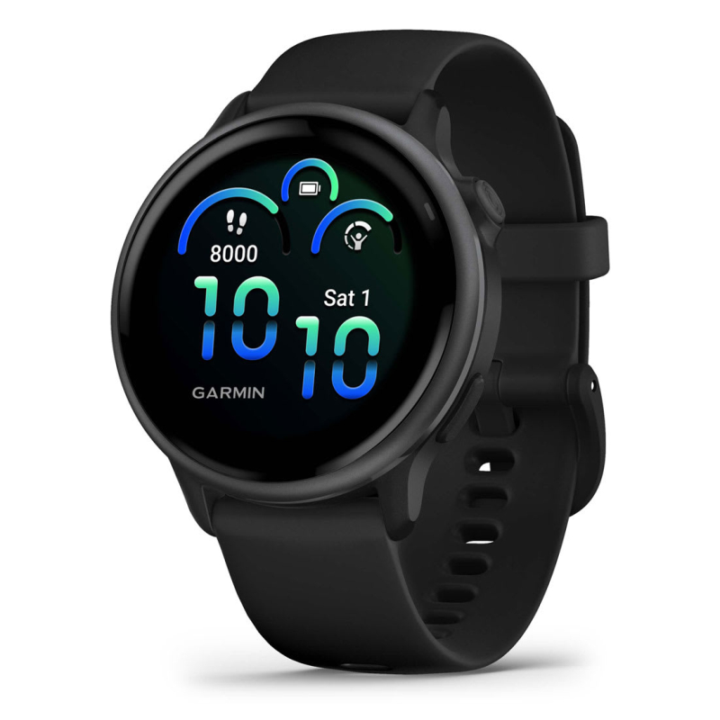Garmin Vivoactive 6 GPS 42mm Negro con Correa de Silicona Negra
