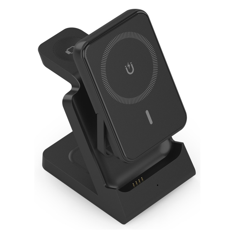 Base de carga Inalámbrica Aisens ASCH-15W4WC064-BK/ 15W/ Negro