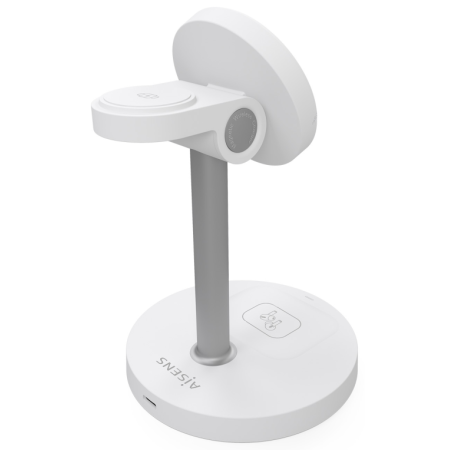 Base de carga Inalámbrica Aisens ASCH-15W3WC065-W/ 15W/ Blanco