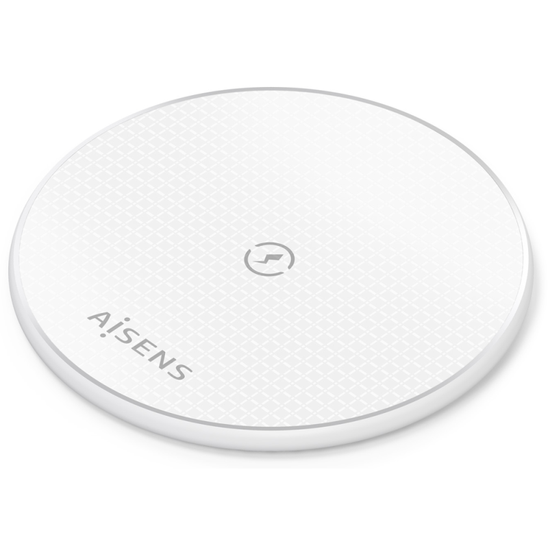 Base de carga Inalámbrica Aisens ASCH-15W1WC057-W/ 15W/ Blanco
