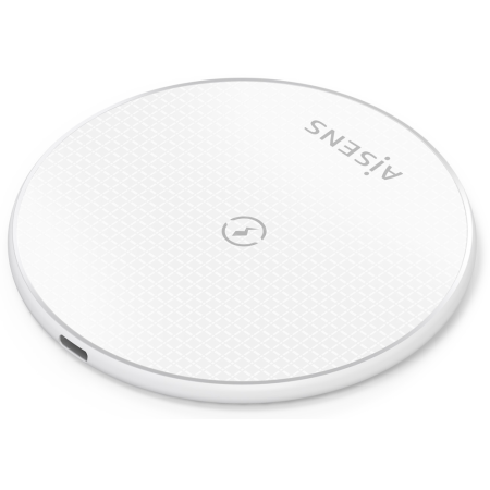 Base de carga Inalámbrica Aisens ASCH-15W1WC057-W/ 15W/ Blanco
