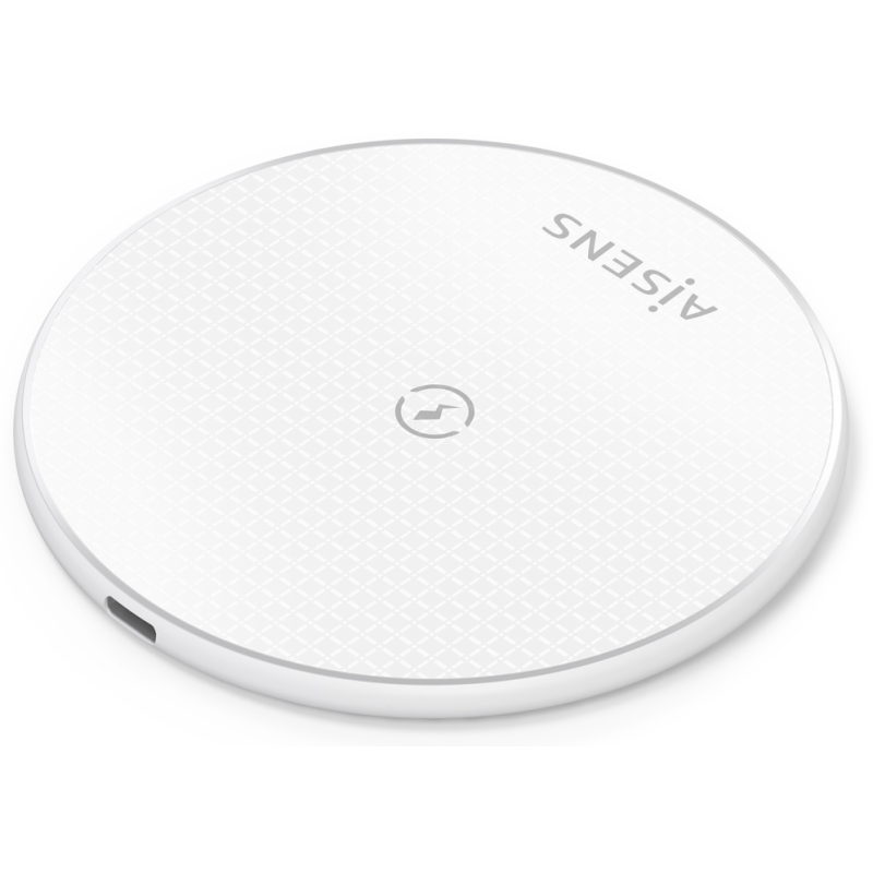 Base de carga Inalámbrica Aisens ASCH-15W1WC057-W/ 15W/ Blanco
