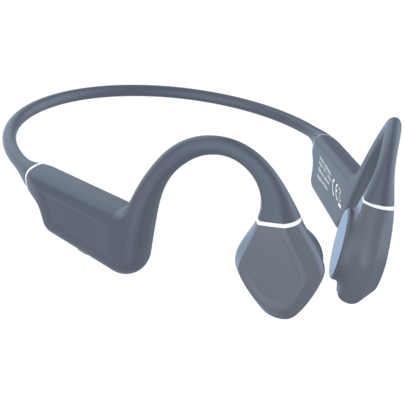 Auriculares Inalámbricos Deportivos de Conducción Ósea Leotec Osea Kuri/ con Micrófono/ Bluetooth/ Grises