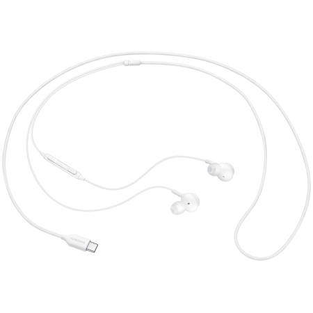 SAMSUNG EARPHONES IN-EAR CABLE USB-C MICROPHONE VOL. CONTROL WHITE BY AKG EO-IC100BWEGEU