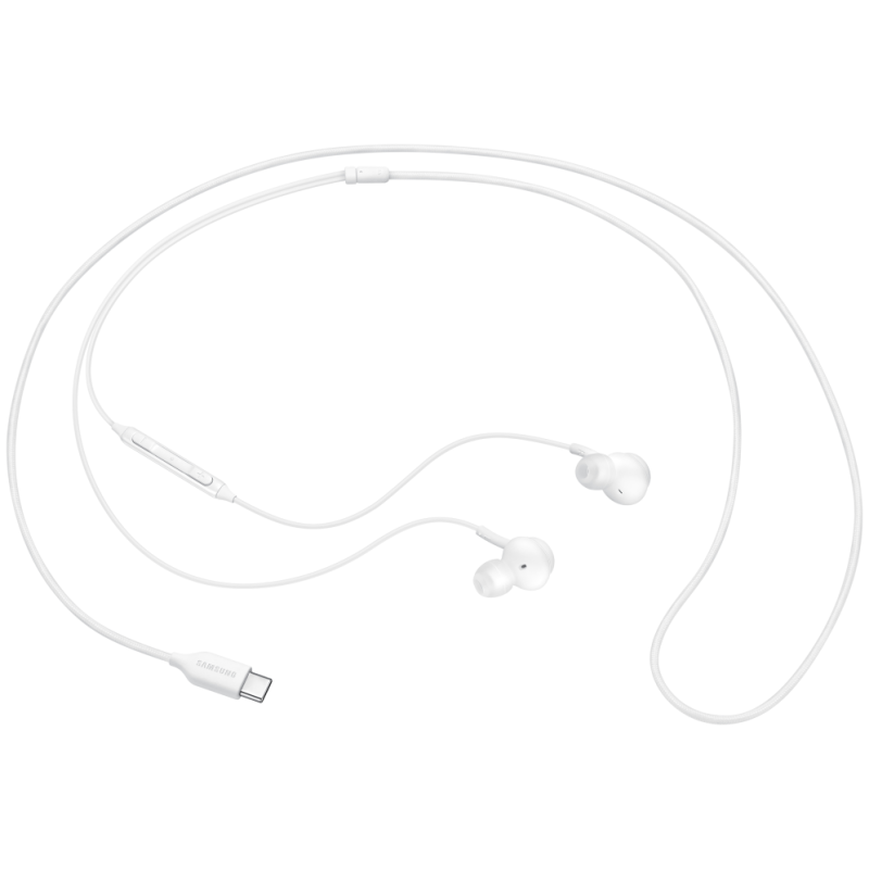 SAMSUNG EARPHONES IN-EAR CABLE USB-C MICROPHONE VOL. CONTROL WHITE BY AKG EO-IC100BWEGEU