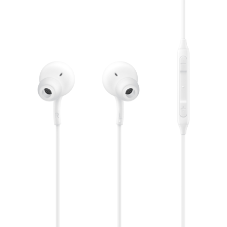 SAMSUNG EARPHONES IN-EAR CABLE USB-C MICROPHONE VOL. CONTROL WHITE BY AKG EO-IC100BWEGEU
