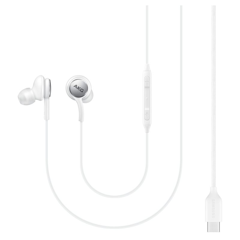 SAMSUNG EARPHONES IN-EAR CABLE USB-C MICROPHONE VOL. CONTROL WHITE BY AKG EO-IC100BWEGEU