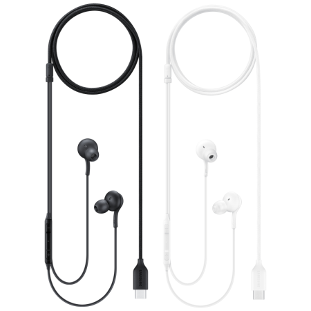 SAMSUNG EARPHONES IN-EAR CABLE USB-C MICROPHONE VOL. CONTROL WHITE BY AKG EO-IC100BWEGEU