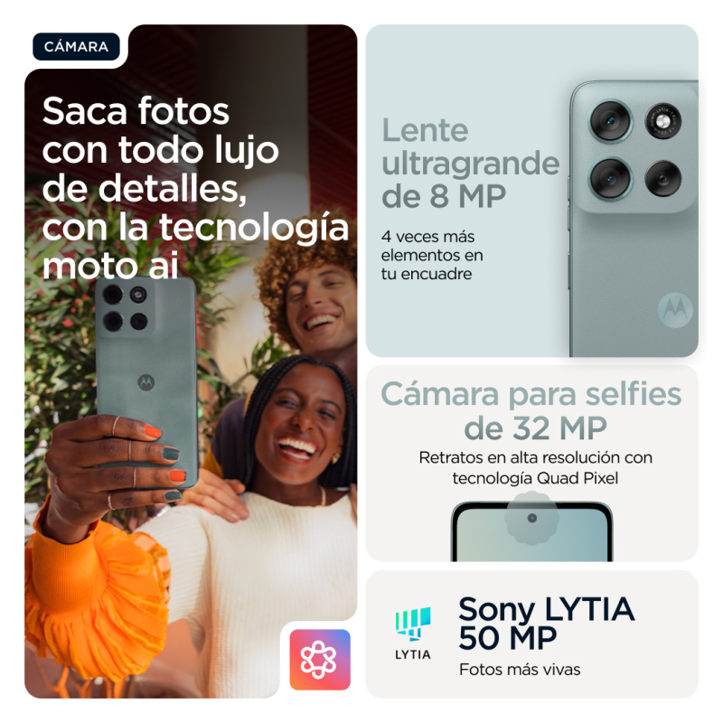 Motorola Moto G56 5G 8GB/512GB Gris (Gray Mist) Dual SIM