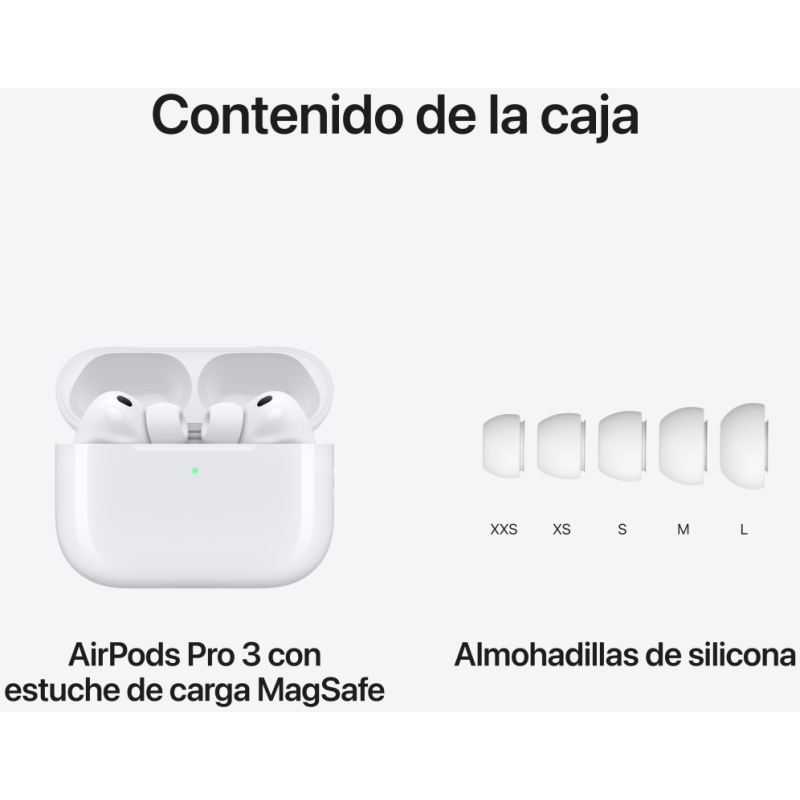 Apple Airpods Pro 3 Bluetooth Blanco (White) MFHP4ZM/A