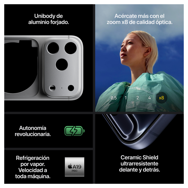 Apple iPhone 17 Pro Max 1TB Azul Oscuro (Deep Blue)