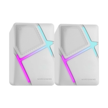 Altavoces Mars Gaming MS-H/ 10W/ 2.0/ Blancos