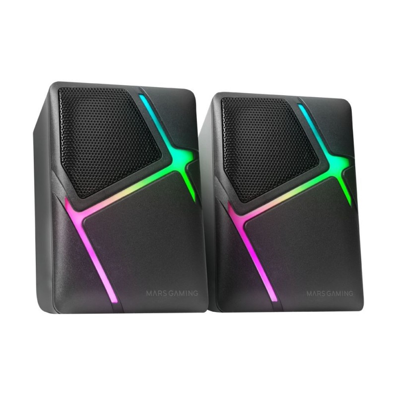 Altavoces Mars Gaming MS-H/ 10W/ 2.0/ Negros