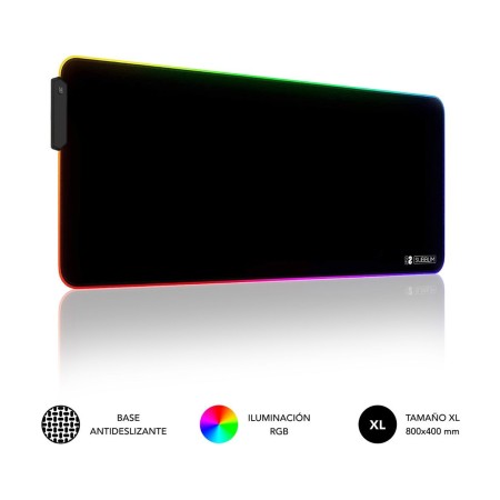 Alfombrilla Subblim MP-02RGB01 LED RGB XL/ 800 x 300 x 4 mm