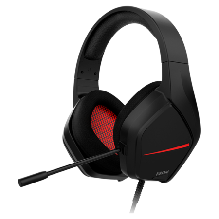 Auriculares Gaming con Micrófono Krom Kopa Move/ Jack 3.5/ Negros