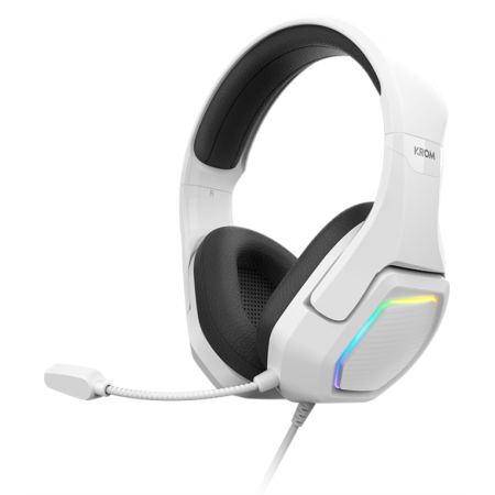 Auriculares Gaming con Micrófono Krom Kopa 7.1/ USB 2.0/ Blancos
