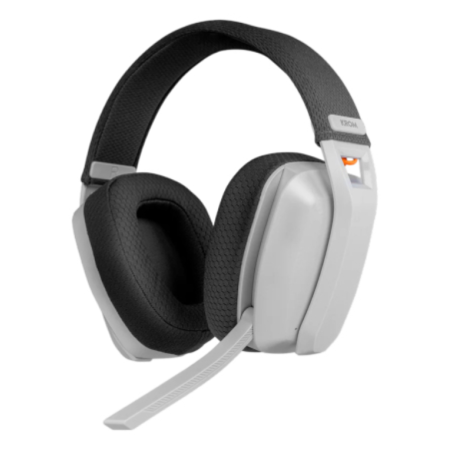 Auriculares Gaming Inalámbricos con Micrófono Krom Kanji/ Bluetooth/ USB 2.0/ Blancos