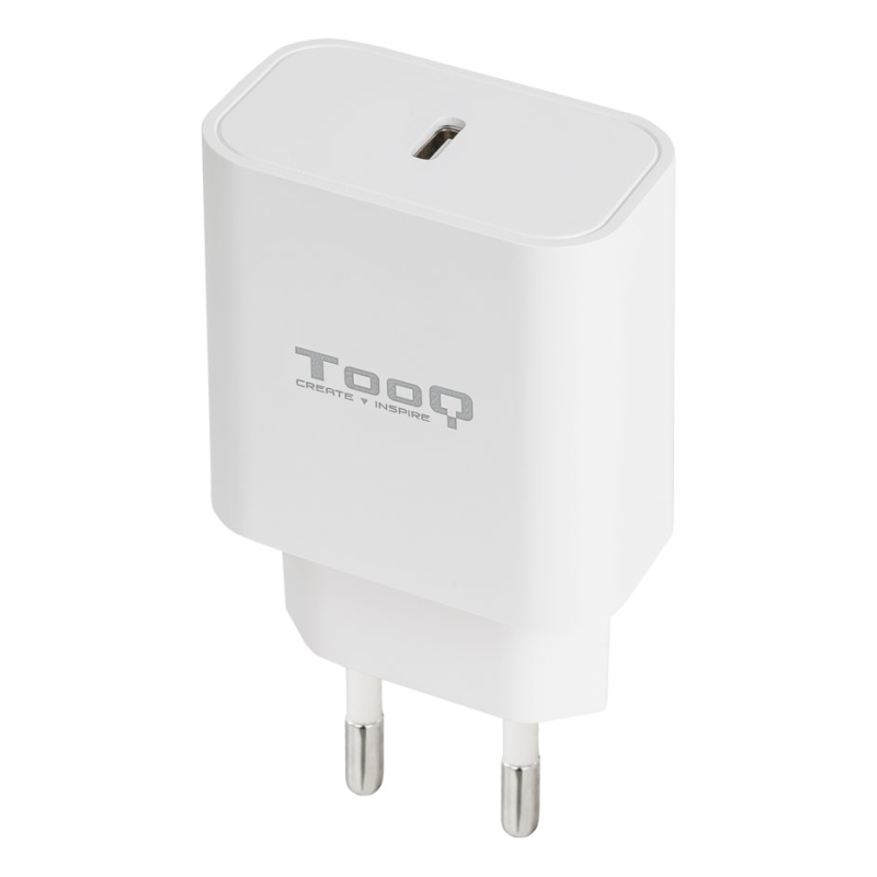 Cargador de Pared TooQ TQWC-PDUSBC20W/ 1xUSB Tipo-C/ 20W
