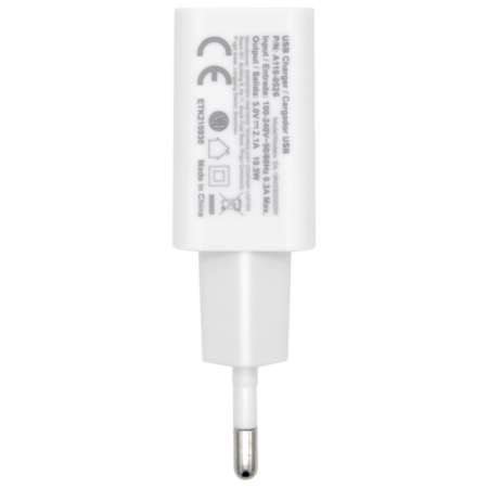Cargador de Pared Aisens A110-0526/ 1xUSB/ 10W