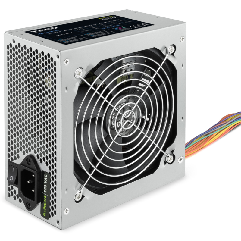 Fuente de Alimentación TooQ TQEP-500SSE/ 500W/ Ventilador 12cm