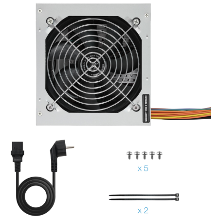 Fuente de Alimentación TooQ TQEP-500SSE/ 500W/ Ventilador 12cm