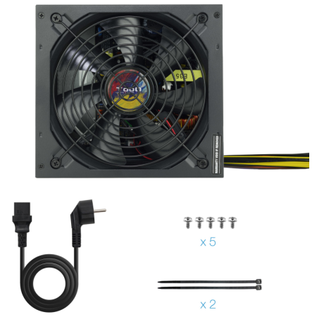 Fuente de Alimentación TooQ TQAPOLO-650SP/ 650W/ Ventilador 14cm