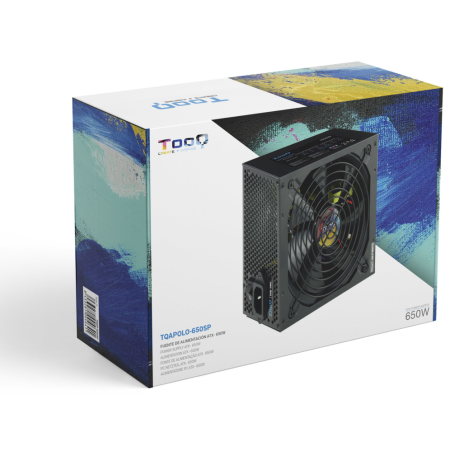 Fuente de Alimentación TooQ TQAPOLO-650SP/ 650W/ Ventilador 14cm