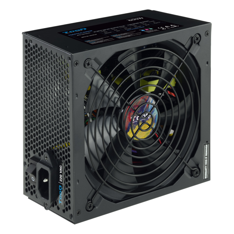 Fuente de Alimentación TooQ TQAPOLO-600SP/ 600W/ Ventilador 14cm