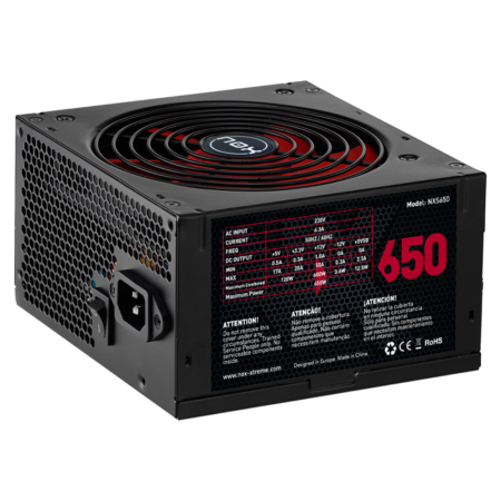 Fuente de Alimentación Nox NX/ 650W/ Ventilador 14cm