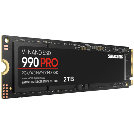 Disco SSD Samsung 990 PRO 2TB/ M.2 2280 PCIe 4.0/ Compatible con PS5 y PC/ Full Capacity