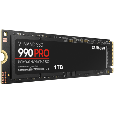 Disco SSD Samsung 990 PRO 1TB/ M.2 2280 PCIe 4.0/ Compatible con PS5 y PC/ Full Capacity
